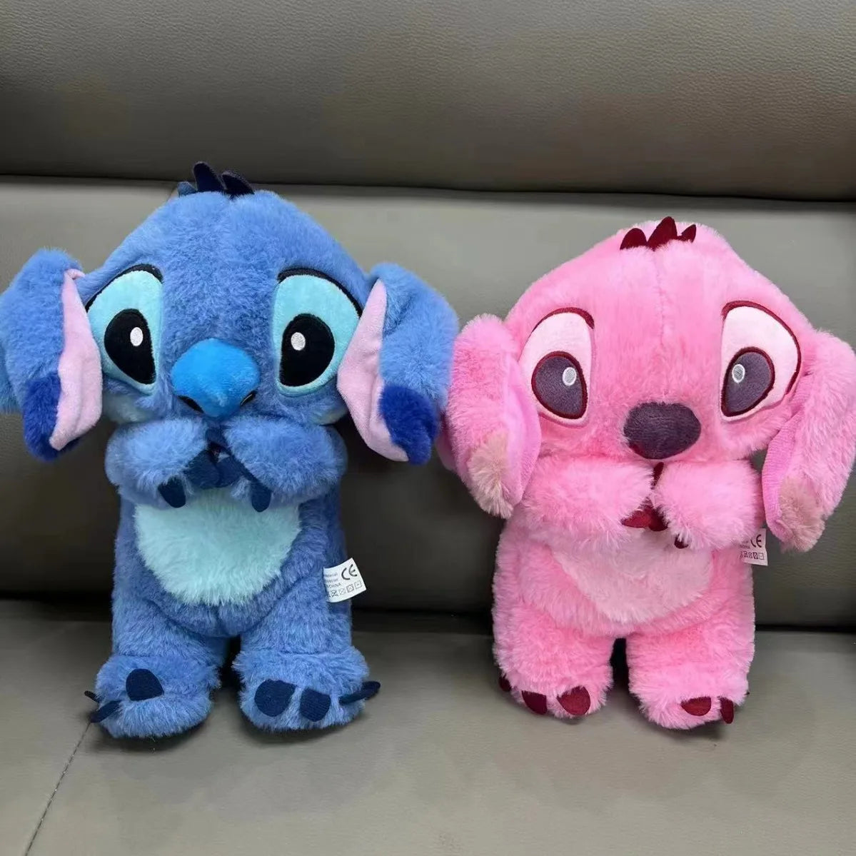 Stitch & Angel Sleeping Companion Plush