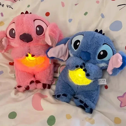 Stitch & Angel Sleeping Companion Plush